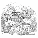 Fun Forest Habitat Coloring Sheets 4