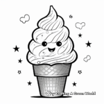 Fun Ice Cream Cone Coloring Pages 1