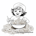 Fun Italian Pasta Coloring Pages 4