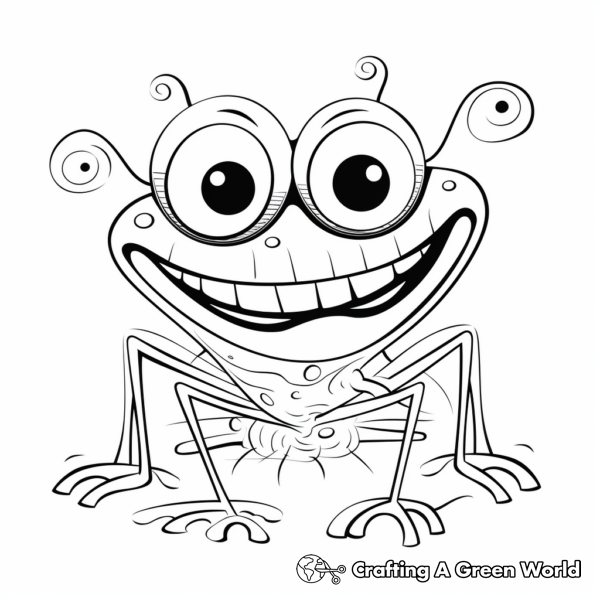 Red Eyed Tree Frog Coloring Pages - Free &amp; Printable!