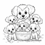 Fun Maltipoo and Friends Coloring Pages 1