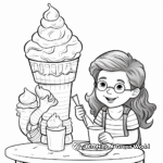 Fun Neapolitan Ice Cream Coloring Pages for Kids 1