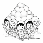 Fun Nyonya Dumpling Coloring Pages for Kids 1