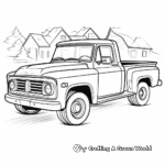 Fun Pickup Truck Coloring Pages 2