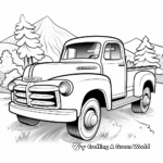 Fun Pickup Truck Coloring Pages 3