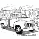 Fun Pickup Truck Coloring Pages 4