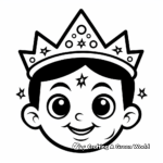 Fun Prince Crown Coloring Pages for Kids 1