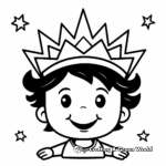 Fun Prince Crown Coloring Pages for Kids 2