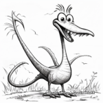 Fun Quetzalcoatlus Coloring Pages for Kids 2