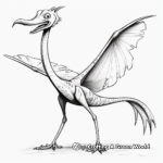 Fun Quetzalcoatlus Coloring Pages for Kids 3