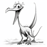 Fun Quetzalcoatlus Coloring Pages for Kids 4