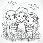 Fun Wednesday Coloring Pages for Children 1