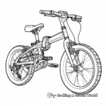 Functional Folding Bike Coloring Pages 2