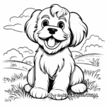 Funny Cartoon Havanese Coloring Pages 2