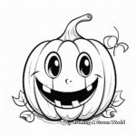 Funny Halloween Pumpkin Coloring Sheets 1