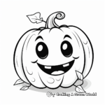 Funny Halloween Pumpkin Coloring Sheets 2