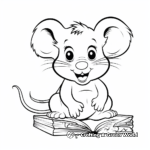 Funny Rat Coloring Pages for Youngsters 2