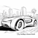 Futuristic Concept Car Coloring Pages 3