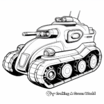 Futuristic Concept Tank Coloring Pages 1
