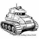 Futuristic Concept Tank Coloring Pages 3