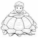 Galapagos Giant Turtle Shell Coloring Pages 2