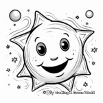 Galaxy-Inspired Doodle Star Coloring Pages 2