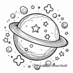 Galaxy-Inspired Doodle Star Coloring Pages 4
