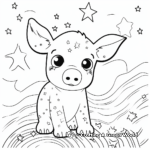 Galaxy Piglet: Abstract Coloring Pages 1