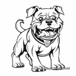 Georgia Bulldog Logo Coloring Pages 4