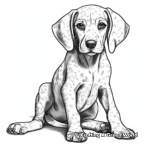 German Shorthaired Pointer Puppy Coloring Pages 1