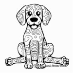 Giant Dog Bone Coloring Pages 4