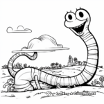 Giant Gippsland Earthworm Coloring Pages 2