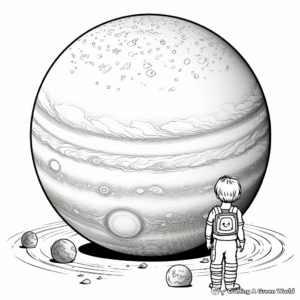Giant Jupiter Coloring Pages 3