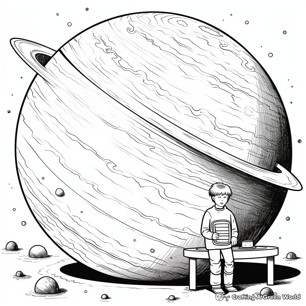 Giant Jupiter Coloring Pages 4
