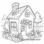 Gift-Packed Christmas Present Coloring Pages 4