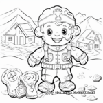 Gingerbread Pirate Adventure Coloring Pages 4