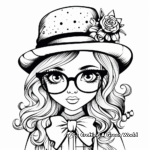 Glamorous Fashion and Accessories Coloring Pages 3