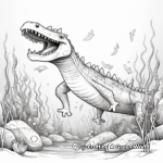 Glorious Gharial Coloring Pages 2