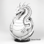 Glowing Light-Filled Dragon Egg Coloring Pages 2