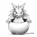 Glowing Light-Filled Dragon Egg Coloring Pages 4