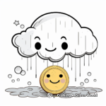 Gold Coin Rain Coloring Pages 2