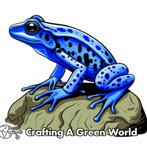 Poison Dart Frog Coloring Pages - Free &amp; Printable!