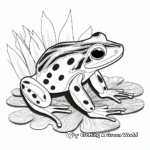 Golden Poison Dart Frog Coloring Sheets 3