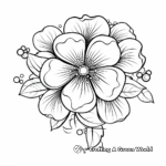 Gorgeous Cherry Blossom Coloring Pages 4