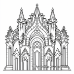 Gothic Pattern Coloring Pages for Adults 1