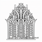Gothic Pattern Coloring Pages for Adults 4