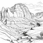 Grand Canyon Mountains Coloring Pages 2