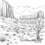 Grand Canyon Mountains Coloring Pages 4