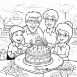 Grandparents Day Celebration Scene Coloring Pages 3
