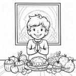 Gratitude-themed Thanksgiving Sign Coloring Pages 2